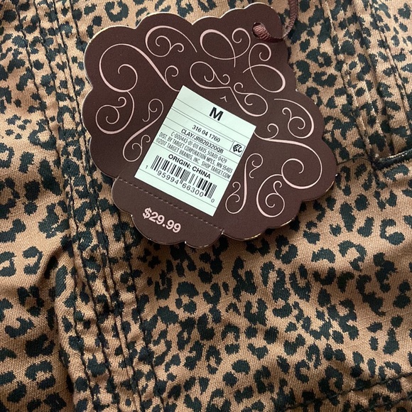 Knox Rose Leopard Print Joggers - Brown - Picture 3 of 3